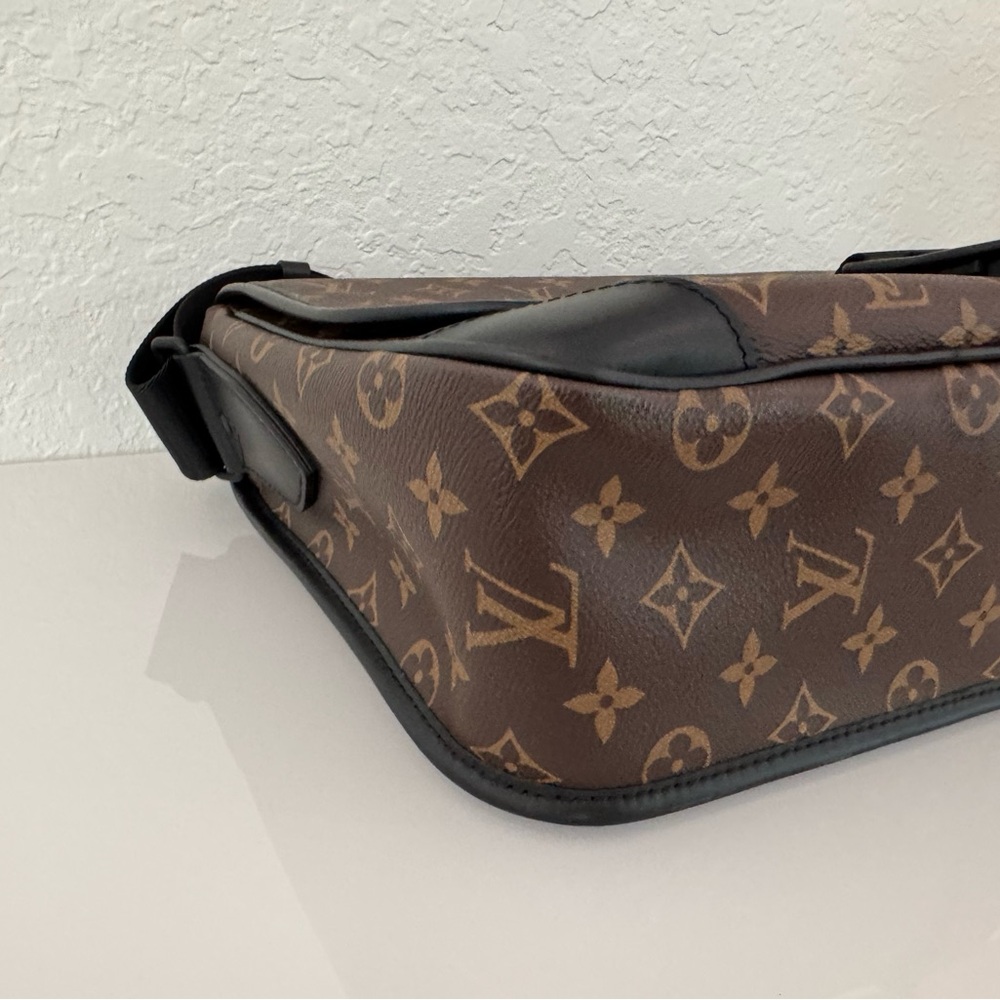 Louis Vuitton Monogram Messenger Bag in Brown and Black - Picture 8 of 16